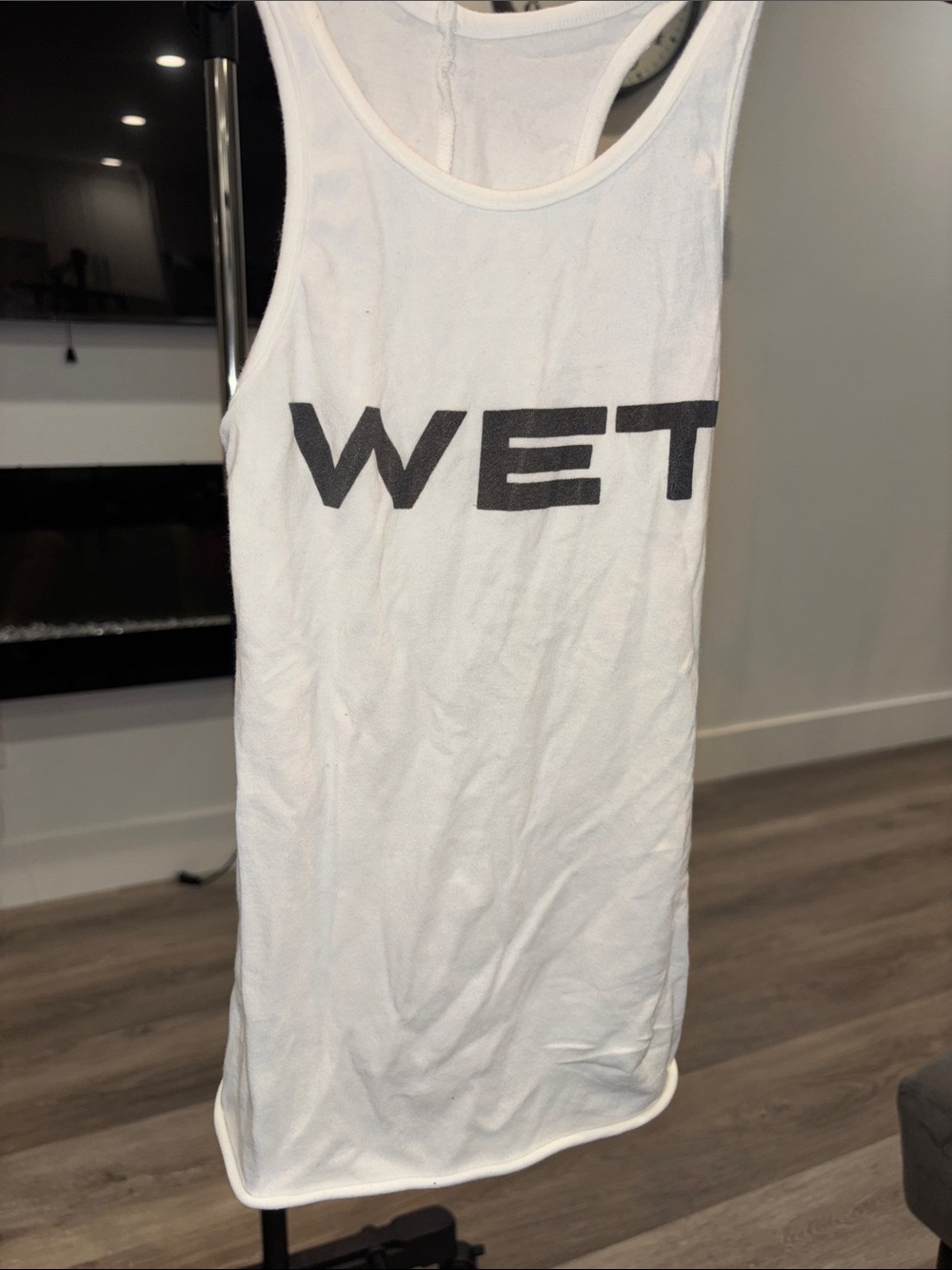 Yeezy WET White Women's Racerback Tank Top